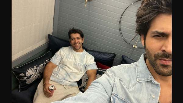 कार्तिक आर्यन ने 'शहजादा' का पहला शेड्यूल किया पूरा, भव्य हवेली के सेट से शेयर की तस्वीर