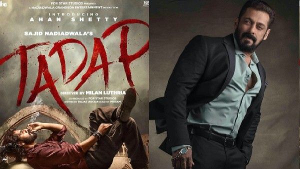 अहान शेट्टी के पोस्टर को Kiss करते दिखे सलमान खान, 'तड़प' के प्रीमियर से वीडियो हुआ वायरल!