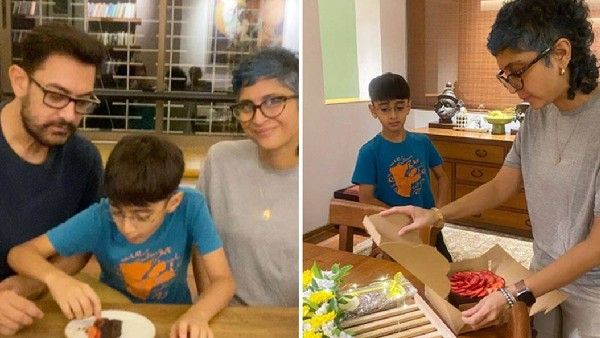 आमिर खान और किरण राव ने मनाया बेटे आजाद का जन्मदिन, सामने आया वीडियो !