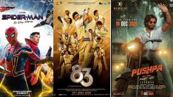 स्पाइडरमैन नो वे होम बॉक्स, पुष्पा, 83 बॉक्स ऑफिस: 1 जनवरी को बॉक्स ऑफिस पर हुई धुंआधार कमाई