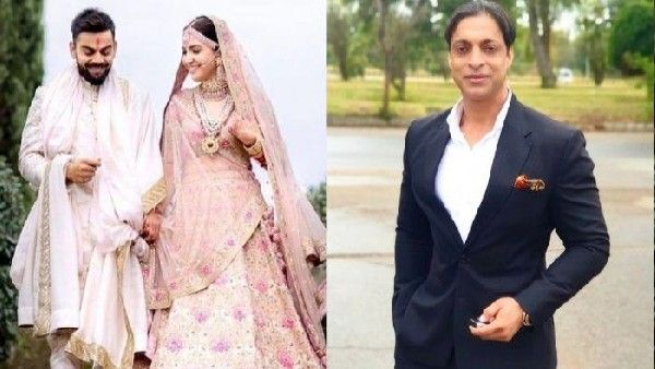 विराट कोहली की शादी पर टिप्पणी करके फंसे शोएब अख्तर, अनुष्का शर्मा के फैंस ने लगा दी क्लास!
