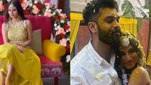 मौनी रॅाय ने ब्वॅायफ्रेंड के साथ हल्दी - मेहंदी पर दिखाया प्यार, जमकर डांस, देखिए अनदेखा फोटो VIDEO