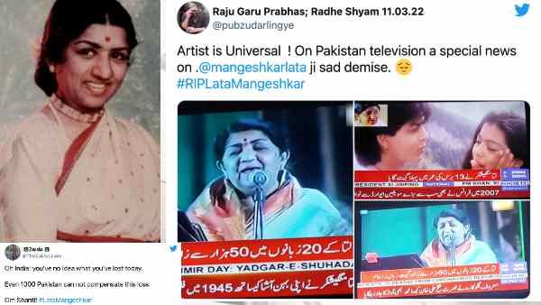 लता मंगेशकर के निधन पर ग़मगीन पाकिस्तान: आज भारत ने जो खोया उसकी भरपाई 1000 पाकिस्तान भी नहीं कर पाएंगे