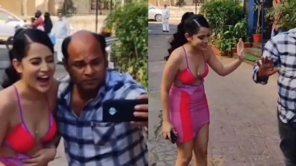 गुटखा खाकर फैन ने उर्फी जावेद के साथ सेल्फी लेने पर की ऐसी हरकत ,नहीं देखा होगा ऐसा VIDEO