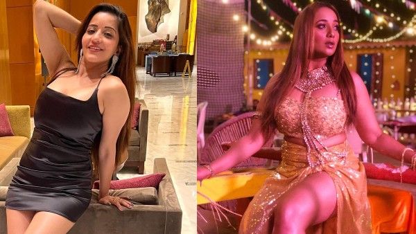 भोजपुरी एक्ट्रेस मोनालिसा का नाइट ड्रेस में सेक्सी फिगर, ब्लैक ड्रेस में रानी चटर्जी सबसे HOT