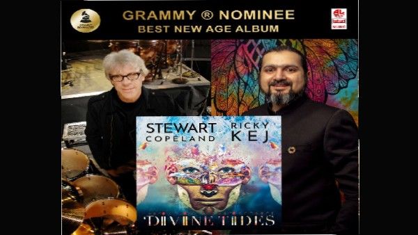 स्टीवर्ट कोपलैंड, रिकी केज और लाहरी म्यूजिक के एल्बम डिवाइन टाइड्स का ग्रैमी नॉमिनेशन्स में आया नाम