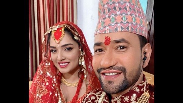 भोजपुरी एक्ट्रेस आम्रपाली दुबे बनीं दुल्हन,निरहुआ से शादी? रोमांस Video देख फैंस ने बोला- सुपरहिट