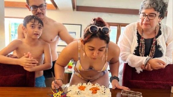 आयरा खान ने पिता आमिर खान के साथ काटा केट, तस्वीरें हो गई वायरल!