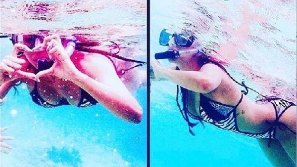 मलाइका अरोड़ा ने फिर लगाया हॉटनेस का तड़का, खुद को बोला 'बीच बेबी'