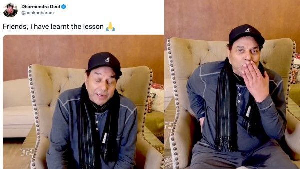 चार दिन से ICU में भर्ती थे धर्मेंद्र, घर लौटकर फैन्स के लिए बनाया वीडियो, कहा - मैंने अपनी गलती से सीख लिया