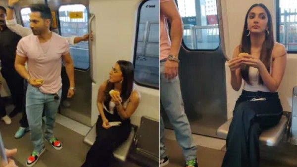 मेट्रो में वड़ा पाव खाते नजर आए कियारा आडवाणी और वरुण धवन, हो रहे हैं ट्रोल!