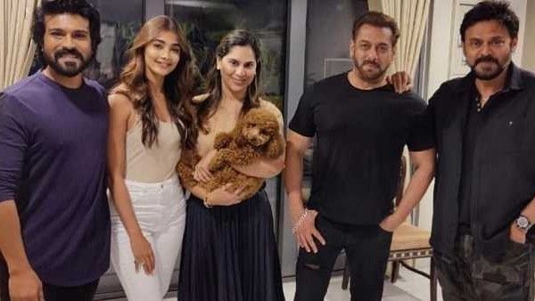 RRR स्टार रामचरण के घर सलमान खान की स्पेशल पार्टी, वायरल फोटो देख फैंस ने बोला सुपरहिट जोड़ी