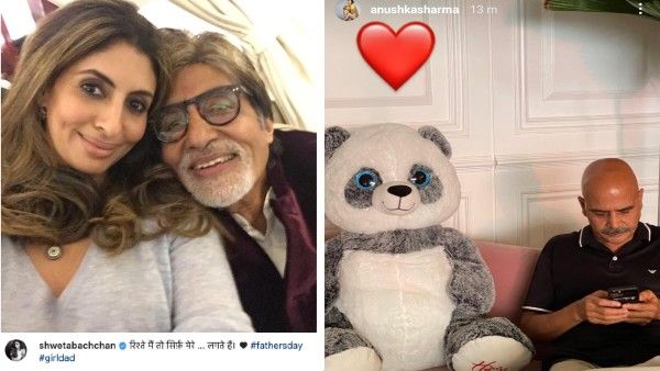 बॉलीवुड स्टार्स ने यूं मनाया फादर्स डे, श्वेता बच्चन का धांसू कैप्शन - रिश्ते में तो केवल मेरे बाप लगते हैं