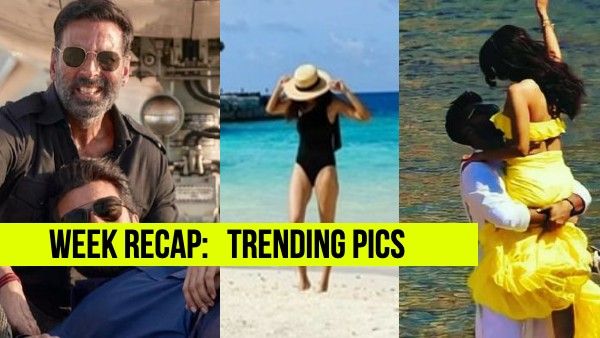 Pics of the Week: अनुष्का शर्मा की बिकीनी वाली लुका छुपी, विकी - तृप्ति के हॉट गाने की शूटिंग तस्वीरें लीक