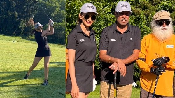 कपिल देव और सद्गुरु के साथ गोल्फ खेलतीं नजर आईं रकुल प्रीत सिंह, वीडियो वायरल!