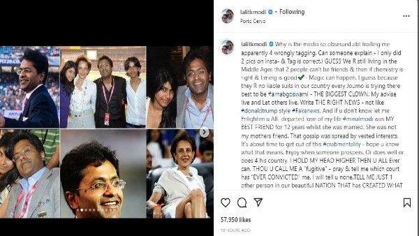 सुष्मिता सेन संग रिश्ते को लेकर ट्रोल होने पर ललित मोदी का जवाब, पत्नी मीनल के बारे में भी की बात