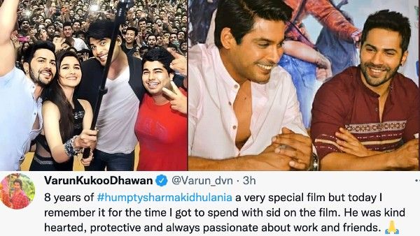 वरूण धवन ने किया को - स्टार सिद्धार्थ शुक्ला को याद: हंप्टी शर्मा की दुल्हनिया को पूरे हुए आठ साल