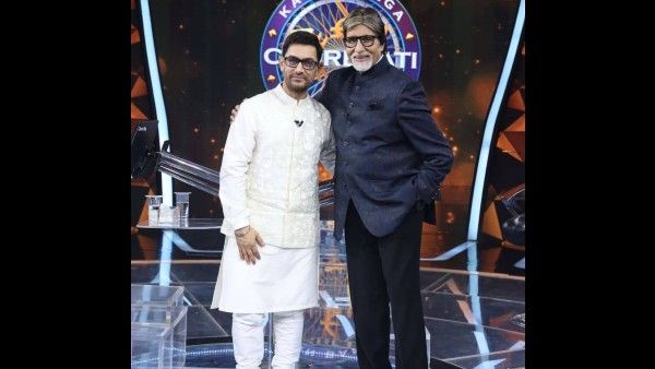 आमिर खान- अमिताभ बच्चन के साथ कौन बनेगा करोड़पति में 'आजादी के गर्व का महापर्व', देखिए फोटो