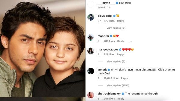 आर्यन खान ने 52 हफ्तों बाद शेयर की अबराम - सुहाना के साथ तस्वीरें, शाहरूख खान ने किया मज़ेदार कमेंट