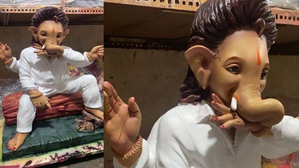 बप्पा की मूर्तियों पर भी दिखा अल्लू अर्जुन स्टारर पुष्पा द राइज का क्रेज