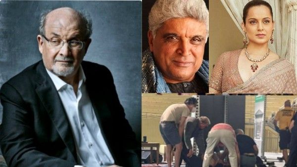 लेखक सलमान खान रुश्दी पर चाकू से हमला- जावेद अख्तर और कंगना रनौत ने कर डाला ऐसा पोस्ट!