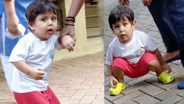 ढेर सारे कैमरे देख तस्वीरें खिंचवाने की ज़िद करने लगे जेह अली खान, सड़क पर ही बैठ गए: मज़ेदार वायरल वीडियो