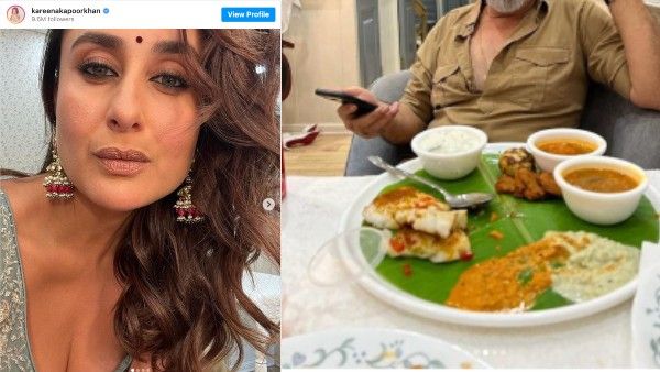 Pics: करीना कपूर खान ने बिल्कुल देसी अंदाज़ में की नवरात्रि की शुरूआत, झुमके, बिंदी, कंगन और ढेर सारे पकवान