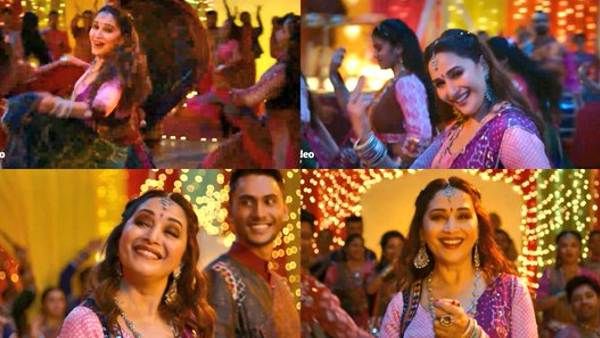 फिल्म 'मजा मा' से पहला गरबा सॉन्ग 'बूम पड़ी' हुआ लॉन्च, माधुरी दीक्षित का जबरदस्त अंदाज़