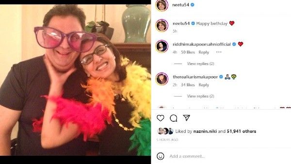 ऋषि कपूर के जन्मदिन पर नीतू कपूर ने शेयर की खास तस्वीर, राकेश रोशन को भी आई बेस्ट फ्रेंड की याद