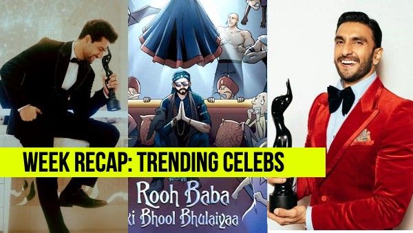 कार्तिक आर्यन बने रूह बाबा, विकी - रणवीर का फिल्मफेयर, केआरके गिरफ्तार: इस हफ्ते के ट्रेंडिंग सितारे