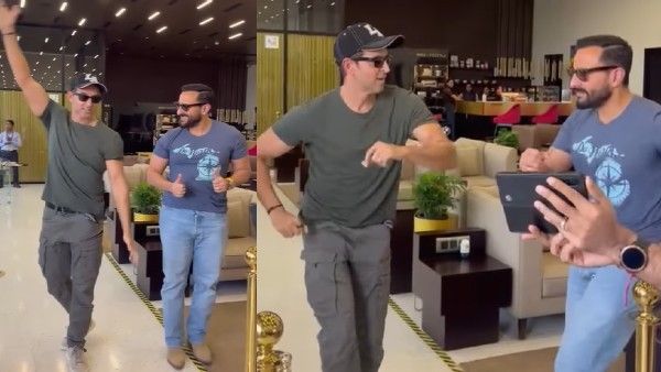 Vikram Vedha- ऋतिक रोशन भूल गए खुद का डांस स्टेप, सैफ अली खान ने सिखाया, वायरल हुआ मजेदार वीडियो!