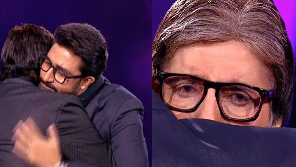 Big B का 80th Birthday Special बनाने KBC 14 के सेट पर पहुंचे अभिषेक बच्चन, अमिताभ बच्चन को किया इमोशनल