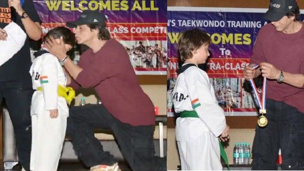 Taimur और Abram को मेडल देते नजर आए Shahrukh Khan, दोनों ने जीता था ताइक्वांडो मैच!