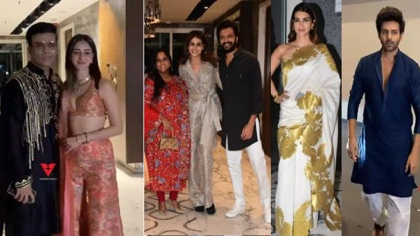 आयुष्मान खुराना की दिवाली पार्टी में जगमगाए सितारे, वरुण धवन से लेकर कार्तिक-अनन्या तक ने सजाई महफिल