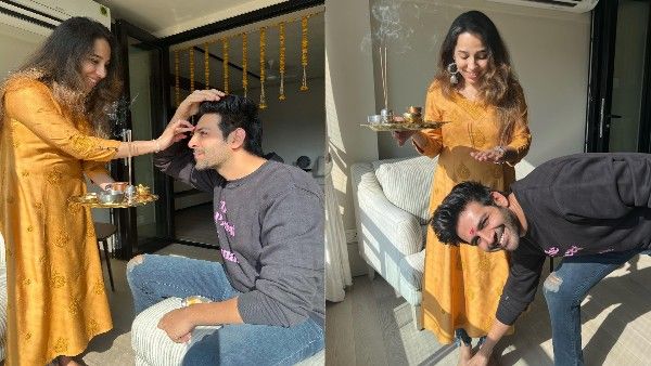 Bhai Dooj- कार्तिक आर्यन ने छुए बहन के पैर, भाई दूज पर सबसे प्यारी तस्वीर हुई वायरल!