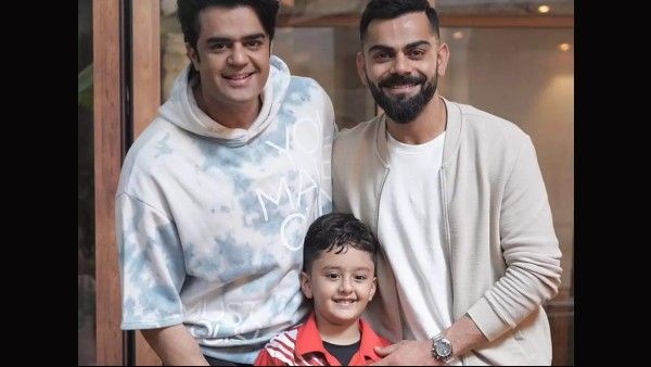 Virat Kohli का सबसे बड़ा फैन Maniesh Paul का बेटा, फोटो शेयर कर लिखा- विराट से बहुत प्यार करता है
