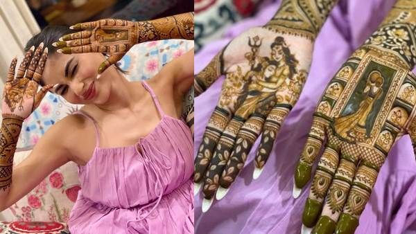 Karwa Chauth 2022: पहला करवाचौथ सेलिब्रेट कर रही हैं Mouni Roy, दिखाई खूबसूरत मेंहदी की झलक, PHOTOS