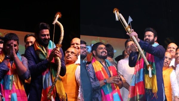 'आदिपुरुष' विवाद के बीच दिल्ली की रामलीला में प्रभास ने किया रावण दहन, इंटरनेट पर छाई तस्वीरें
