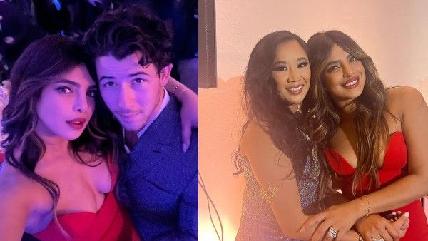 Priyanka Chopra ने रेड ड्रेस में ढाया कहर, Nick Jonas के साथ दोस्त की शादी से वायरल हुईं तस्वीरें!