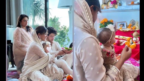 बेटी मालती संग प्रियंका चोपड़ा-निक जोनास ने धूमधाम से मनाई दिवाली, देखें सेलिब्रेशन की Inside Photos