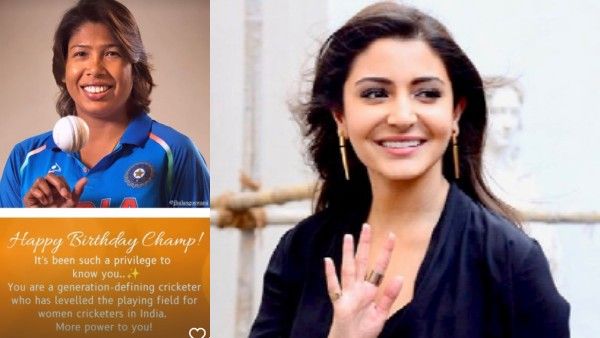 Jhulan Goswami Birthday- अनुष्का शर्मा ने चकड़ा एक्सप्रेस को दी जन्मदिन की बधाई!