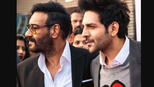 कार्तिक आर्यन ने अजय देवगन के साथ शेयर की तस्वीर, दिया भूल भुलैया 2 और दृश्यम 2 से जुड़ा ट्विस्ट