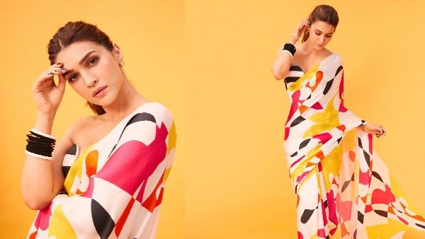 'ठुमकेश्वरी' Kriti Sanon ने Saree लुक में ढाया कहर, बेहद खूबसूरत तस्वीरें वायरल!