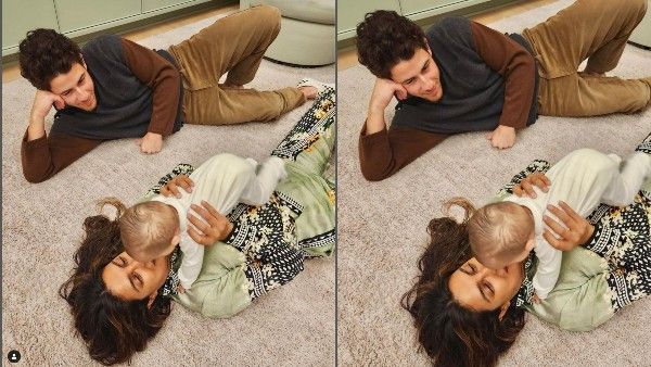 Pics: भारत से वापस लौटते ही Priyanka Chopra ने बेटी मालती को गोद में उठाया, निक जोनस के साथ बिताया समय