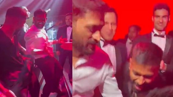 MS Dhoni के डांस मूव्स देख हैरान फैंस, हार्दिक पांड्या के साथ मिलकर इन गानों से तोड़ा फ्लोर! Video