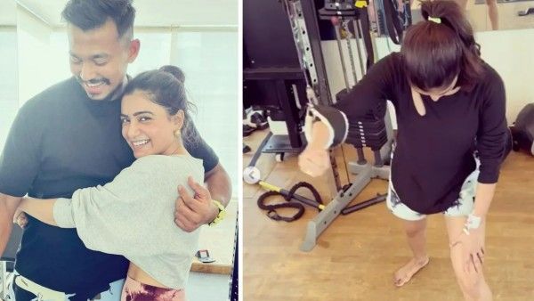 Samantha Ruth Prabhu ने बीमारी में हाथ में लगाया IV Drip, एक हाथ से किया वर्कआउट VIDEO