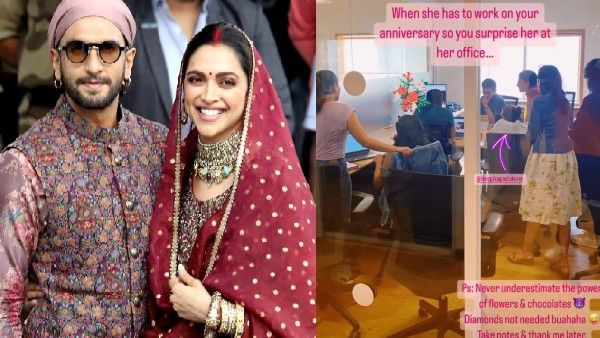 Ranveer Singh ने शादी की सालगिरह पर Deepika Padukone को ऐसे दिया सरप्राइज
