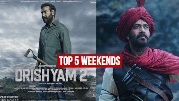 Drishyam 2 hindi weekend box office: अजय देवगन के टॉप 5 वीकेंड में शामिल दृश्यम 2, बाहर हुई तान्हाजी
