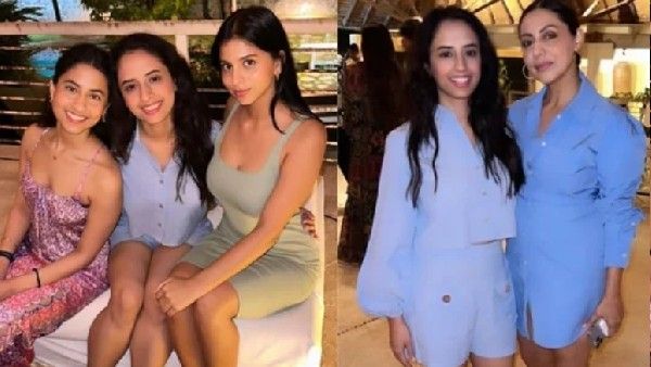 ग्रे ड्रेस में हॉट लग रहीं सुहाना खान पर चढ़ा पार्टी फीवर, मां गौरी खान और दोस्तों के साथ मनाया जश्न!