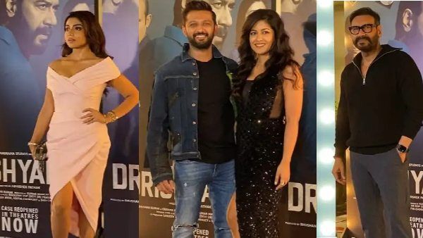 Drishyam 2 की सक्सेस पार्टी से वायरल हुईं तस्वीरें, अजय देवगन और श्रिया सरन समेत पहुंचे ये सितारे